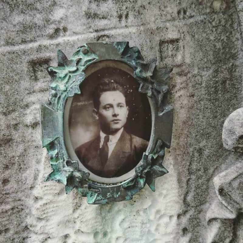 Old Tombstones In Italian Cemeteries By Laura Signorelli