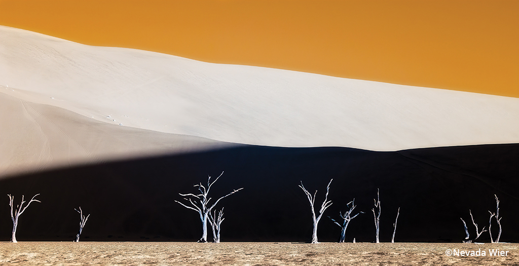 Photo taken in Namibia's iconic Deadvlei.