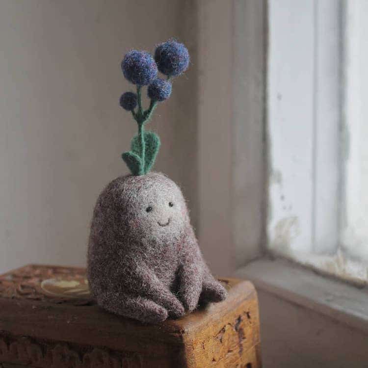 Whimsical Wool Creatures by Nastasya Shuljak
