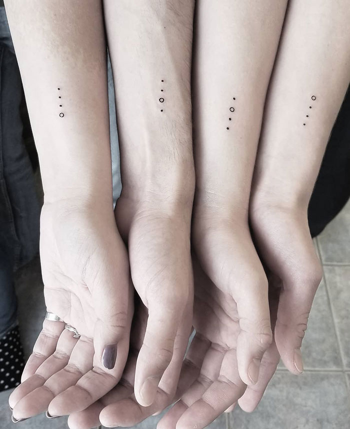 Beautiful Matching Tattoos