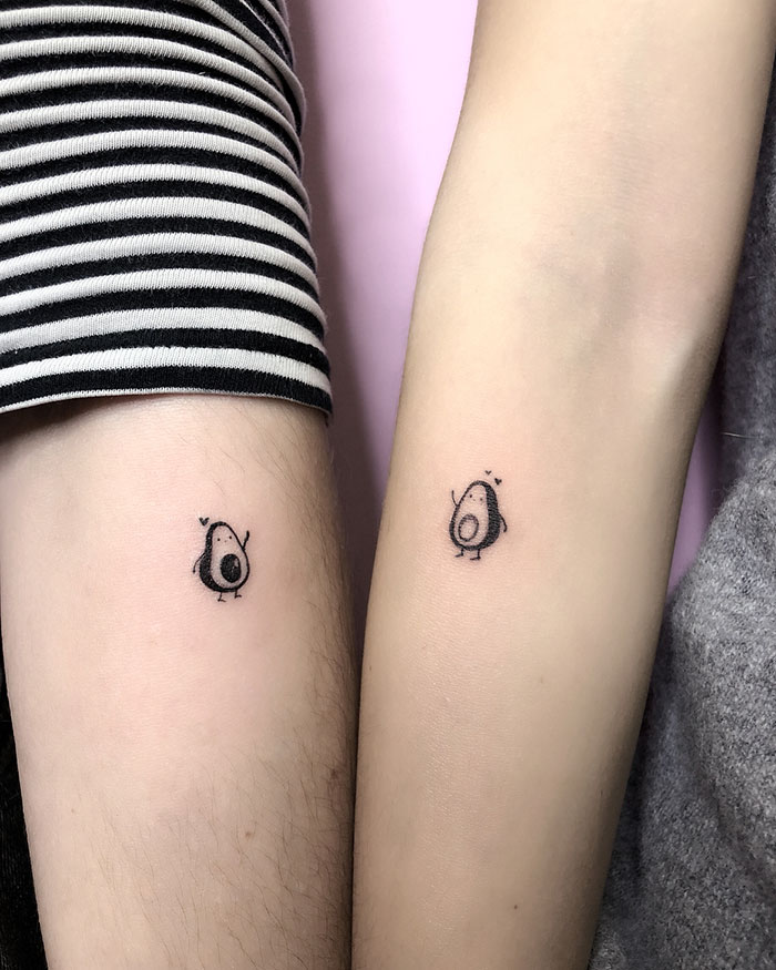 Beautiful Matching Tattoos