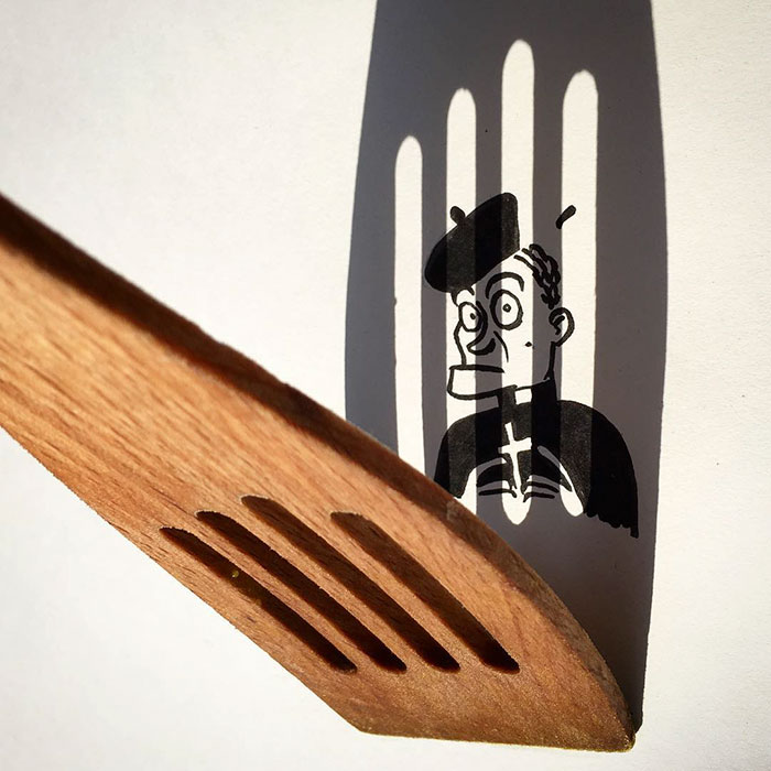 Shadows Of Everyday Objects By Vincent Bal