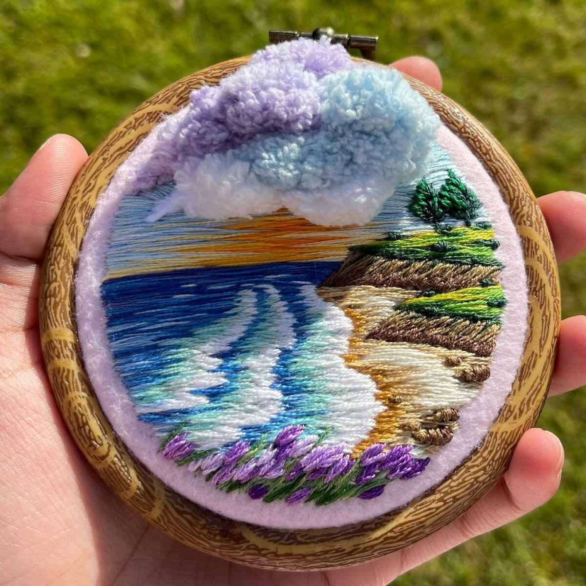 Stunning Embroidery Hoop Arts By Sew Beautiful
