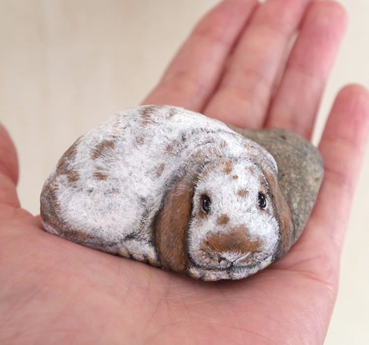 Stones Turns Cute Animals by Akie Nakata