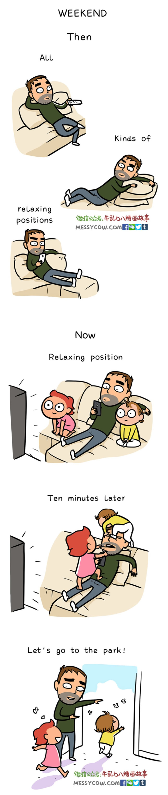 How Men Change When They Become Dads Funny Comics