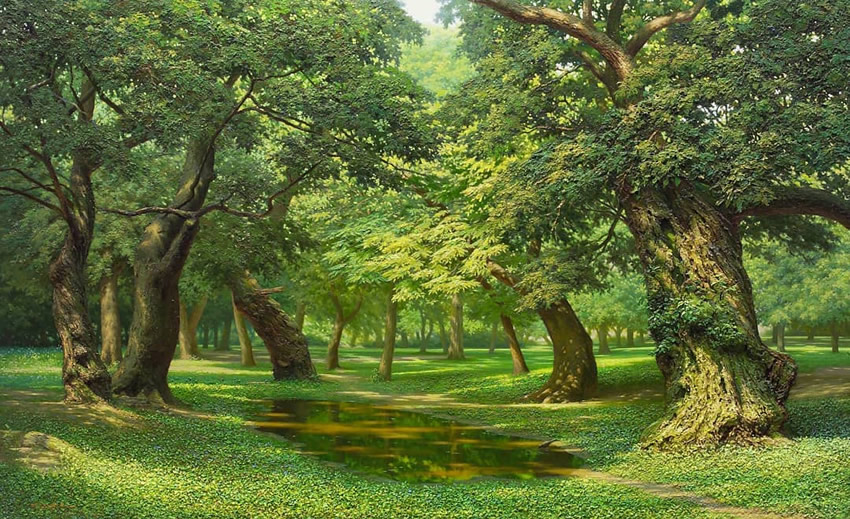 Realistic Paintings Of Nature By Jung-hwan