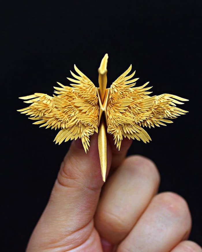 Origami Paper Cranes By Cristian Marianciuc