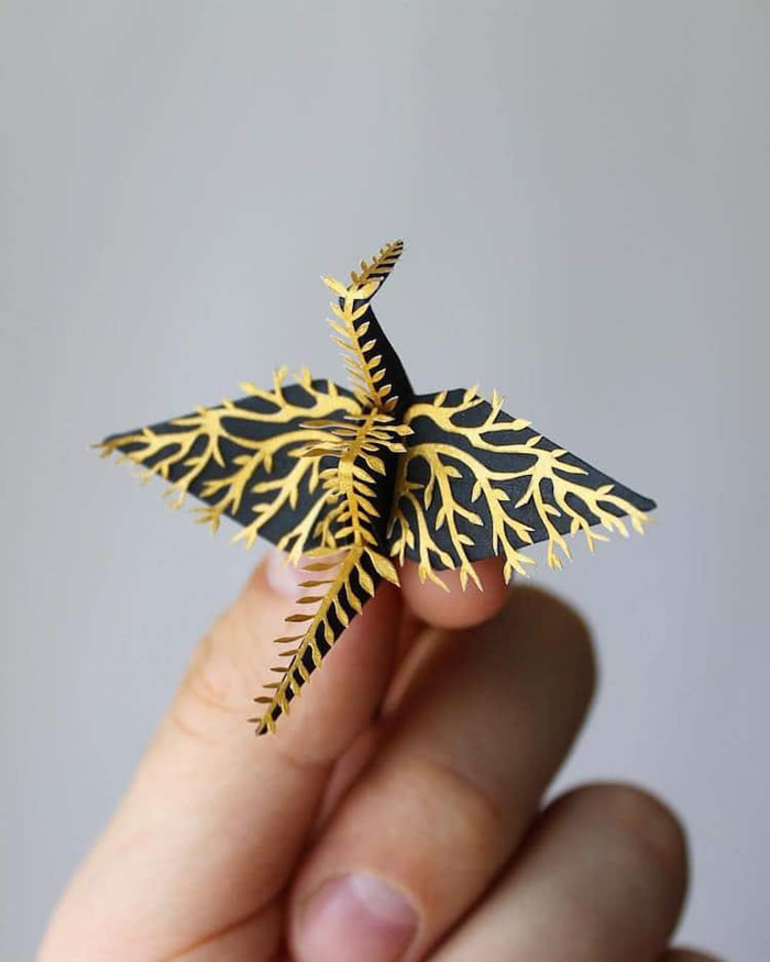 Origami Paper Cranes By Cristian Marianciuc
