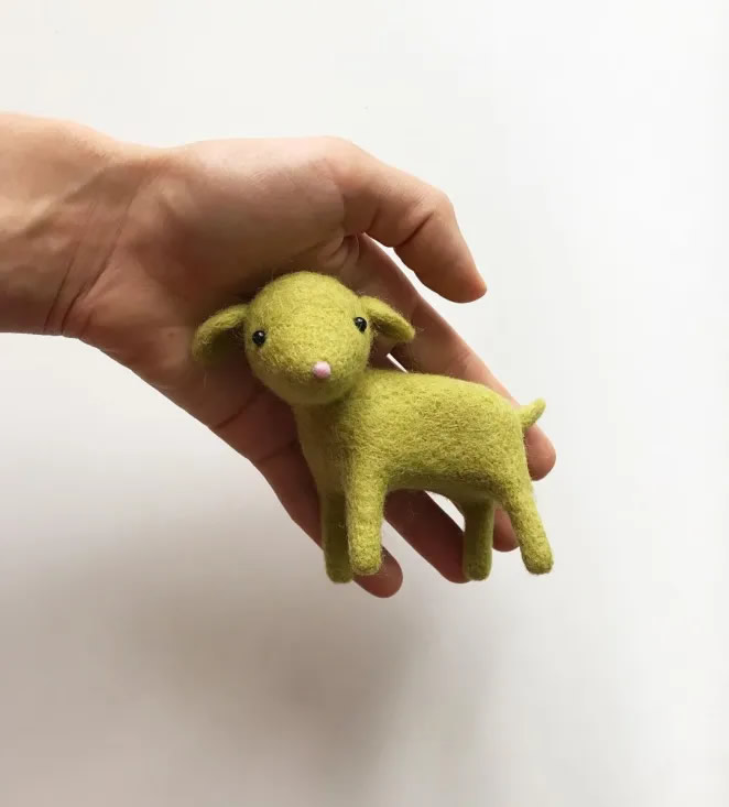 Needle Felted Sculptures By Manooni