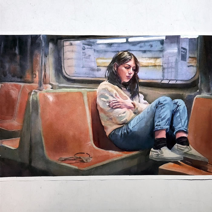 Watercolor Paintings By Marcos Beccari