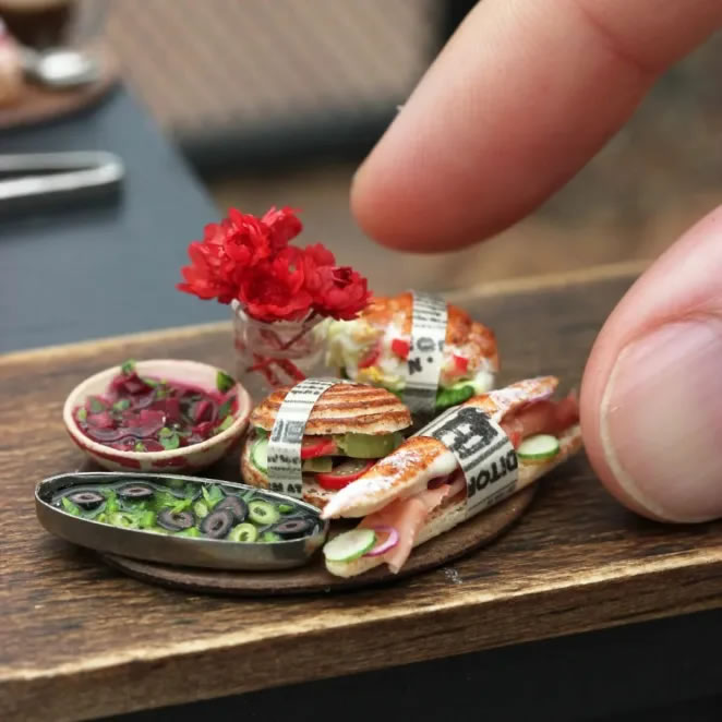 Miniature Food Sculptures By Shay Aaron
