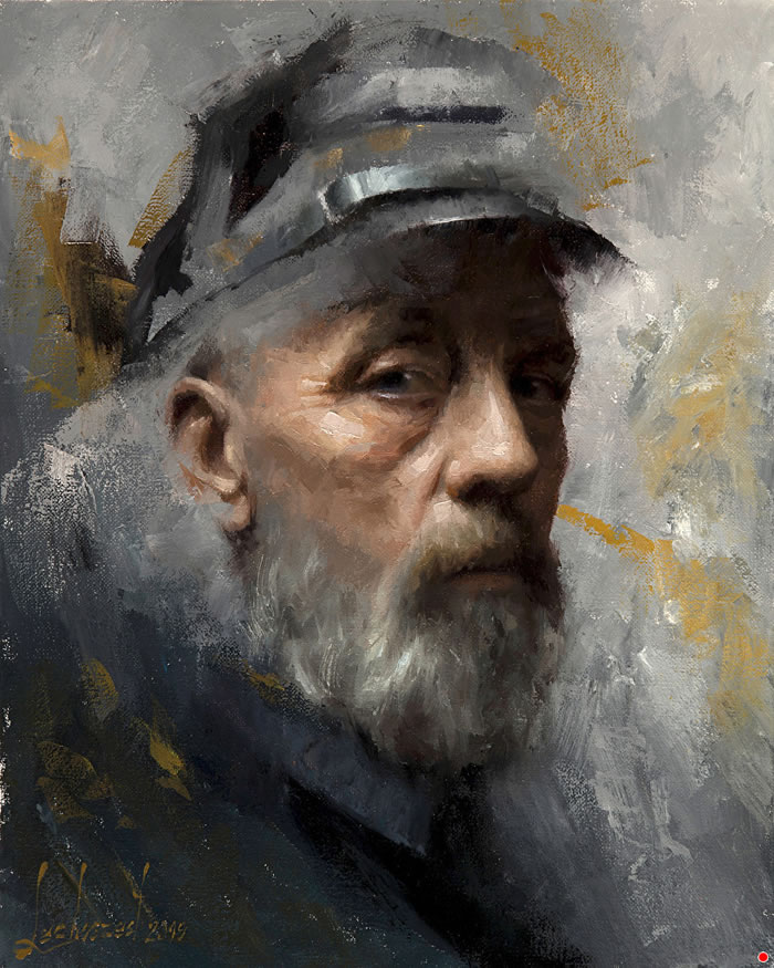 Portrait Oil Paintings By Damian Lechoszest