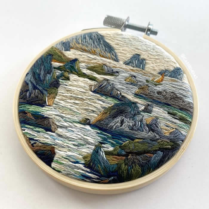 Embroidery Art Work by Cassandra Dias