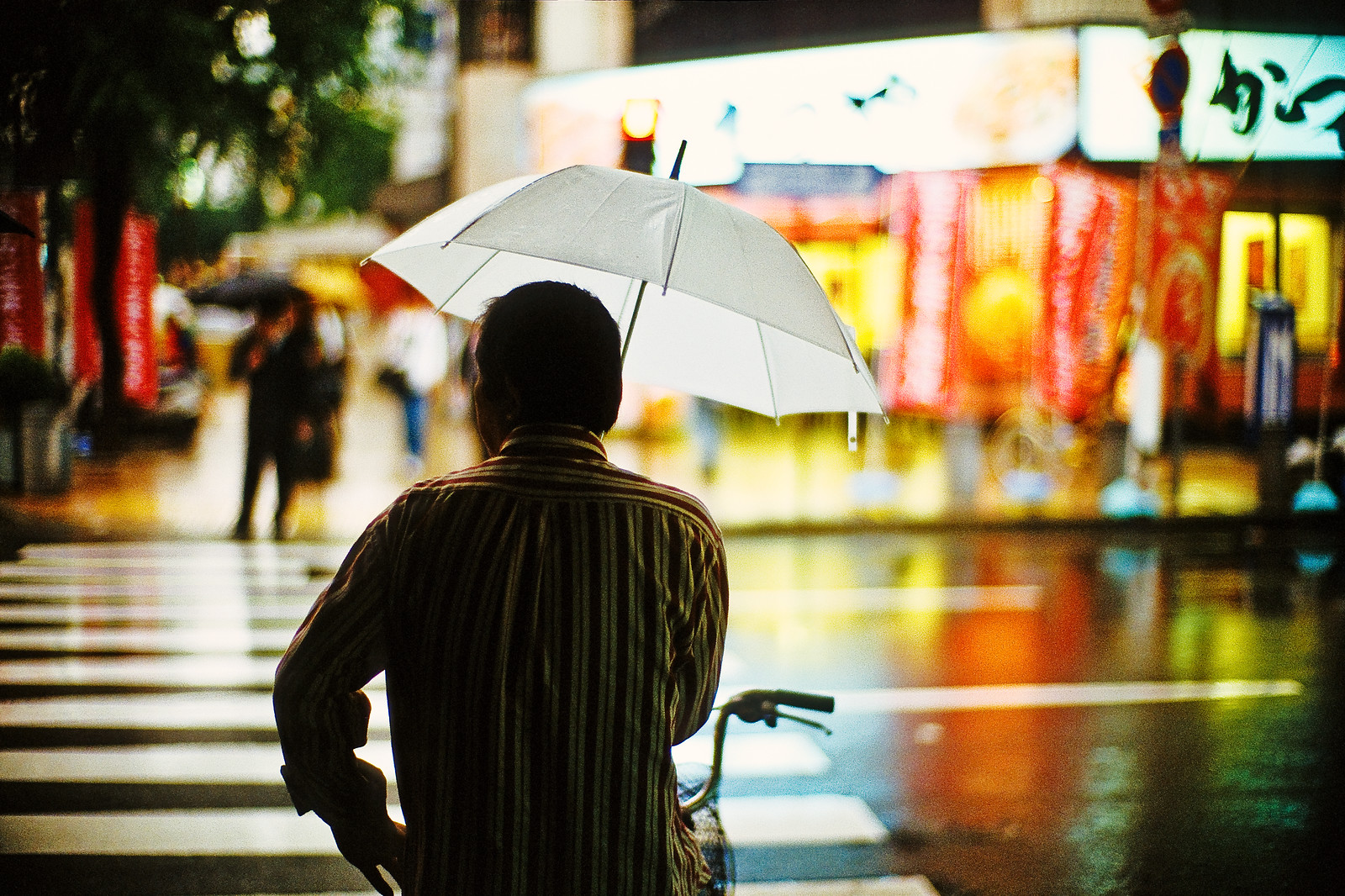 man in the October rain - Monsoon Photography Gallery