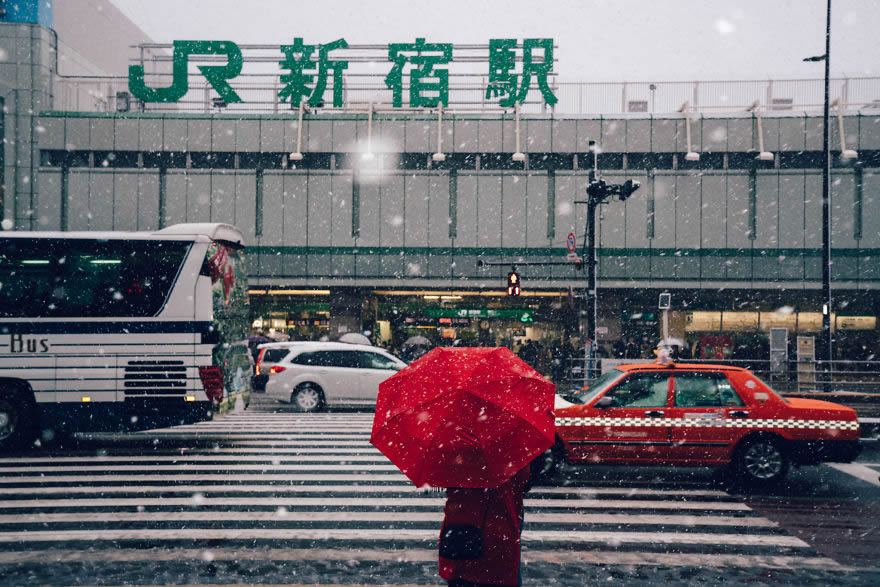 #9 Snowy Shinjuku, Tokyo