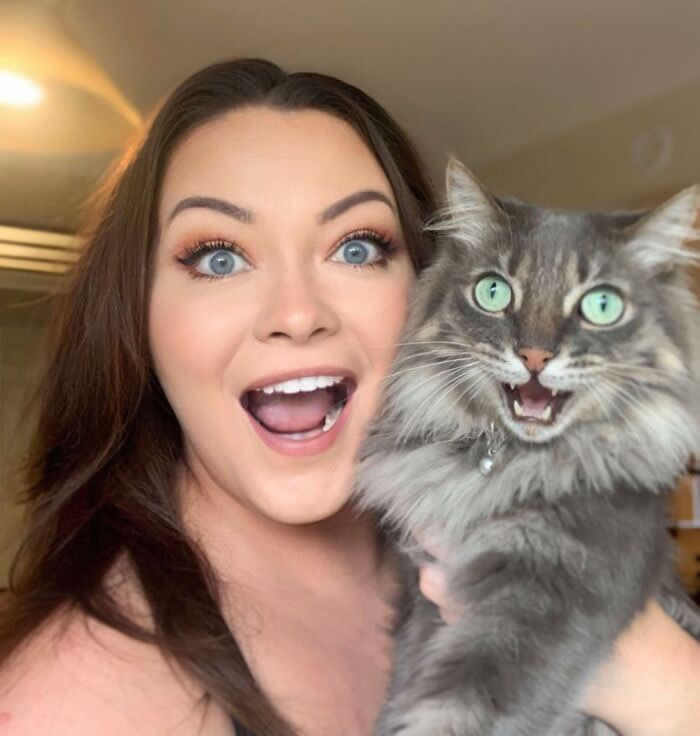 My Cat And I Took The Perfect Selfie - Adorable Animal Selfies