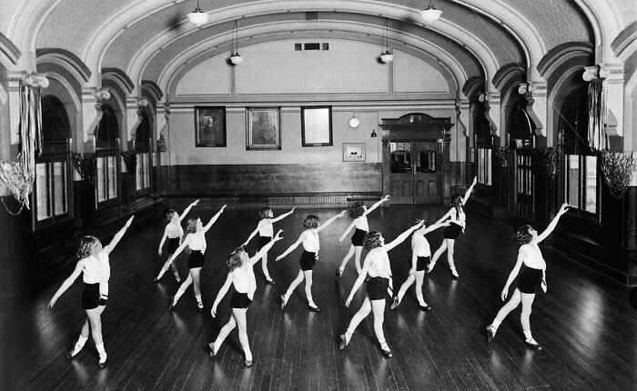 Ballroom At Flinders Street Station 1920 – 1940 , Australia, Victoria - Rare Vintage Photos