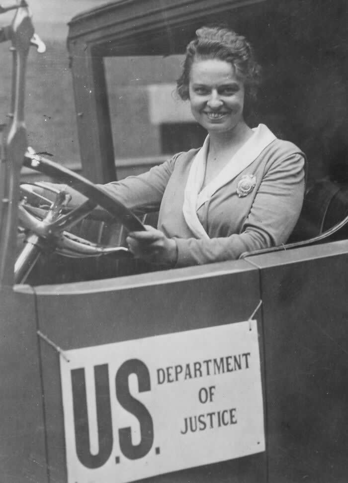 Woman Member Of The Secret Service, Olive H. Doyle., 1920 - Rare Vintage Photos
