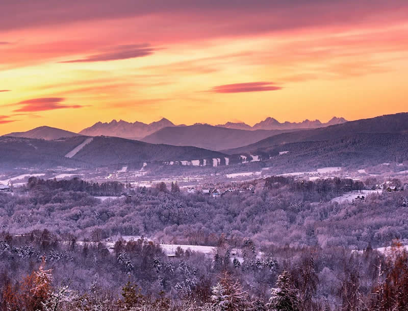 Beautiful Winter Photos in Southern Poland by Michal Skarbinski