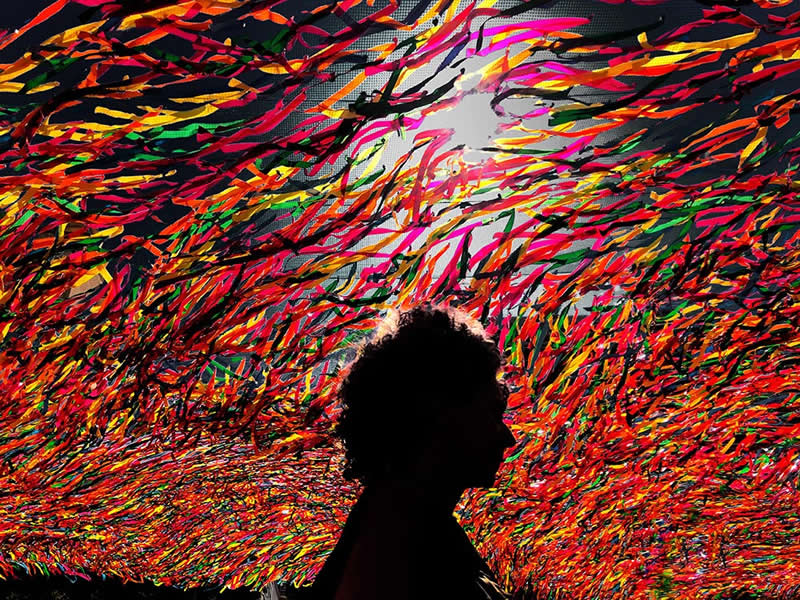Wind of Color by Michel Kharoubi - Mobile Photography Awards Silhouette Winners
