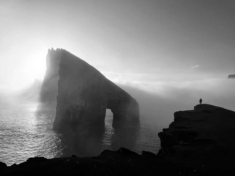 Drangarnir by Jose Paulo Andrade - Mobile Photography Awards Silhouette Winners