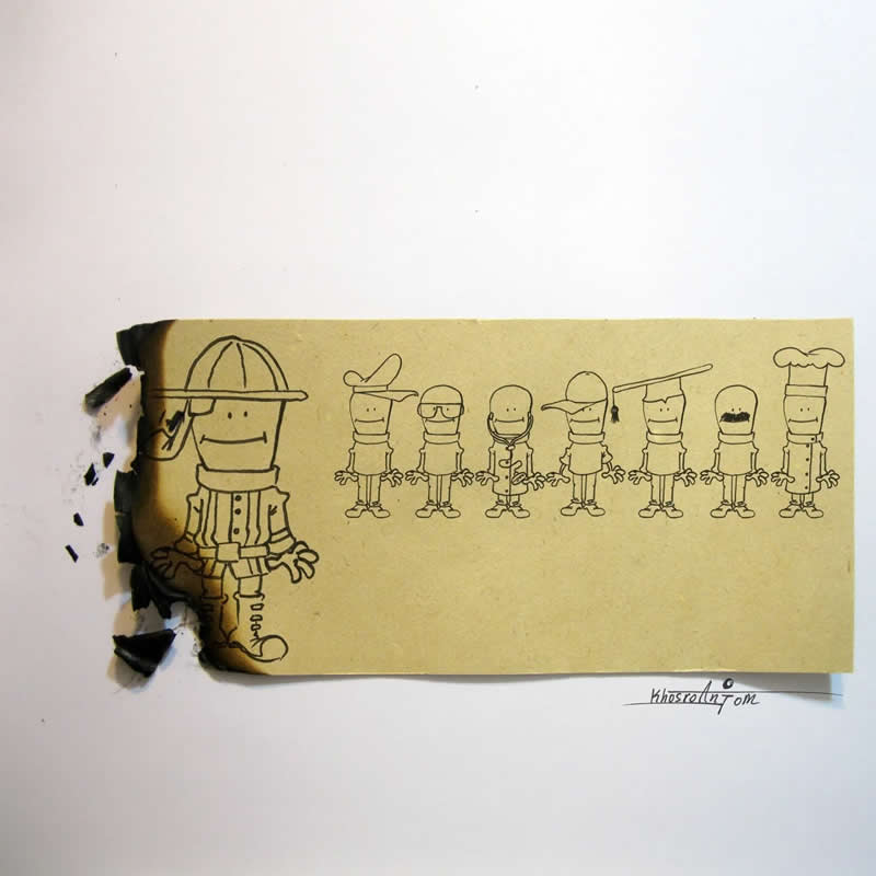 Hilarious Illustrations That Show How Majid Khosroanjom Transforms Real Objects Into Laughs