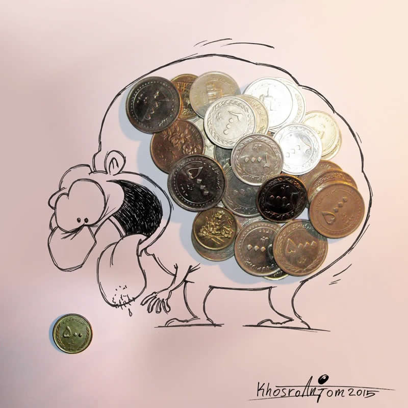 Hilarious Illustrations That Show How Majid Khosroanjom Transforms Real Objects Into Laughs