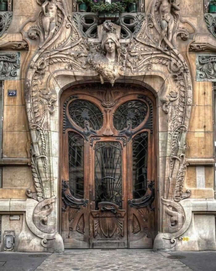 One Of The Most Amazing Doors I Have Ever Seen, Located In Paris - Haunting Abandoned Places