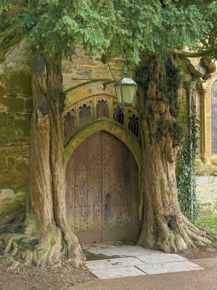 St Edward’s Church Door In Stow On The Wold - Haunting Abandoned Places