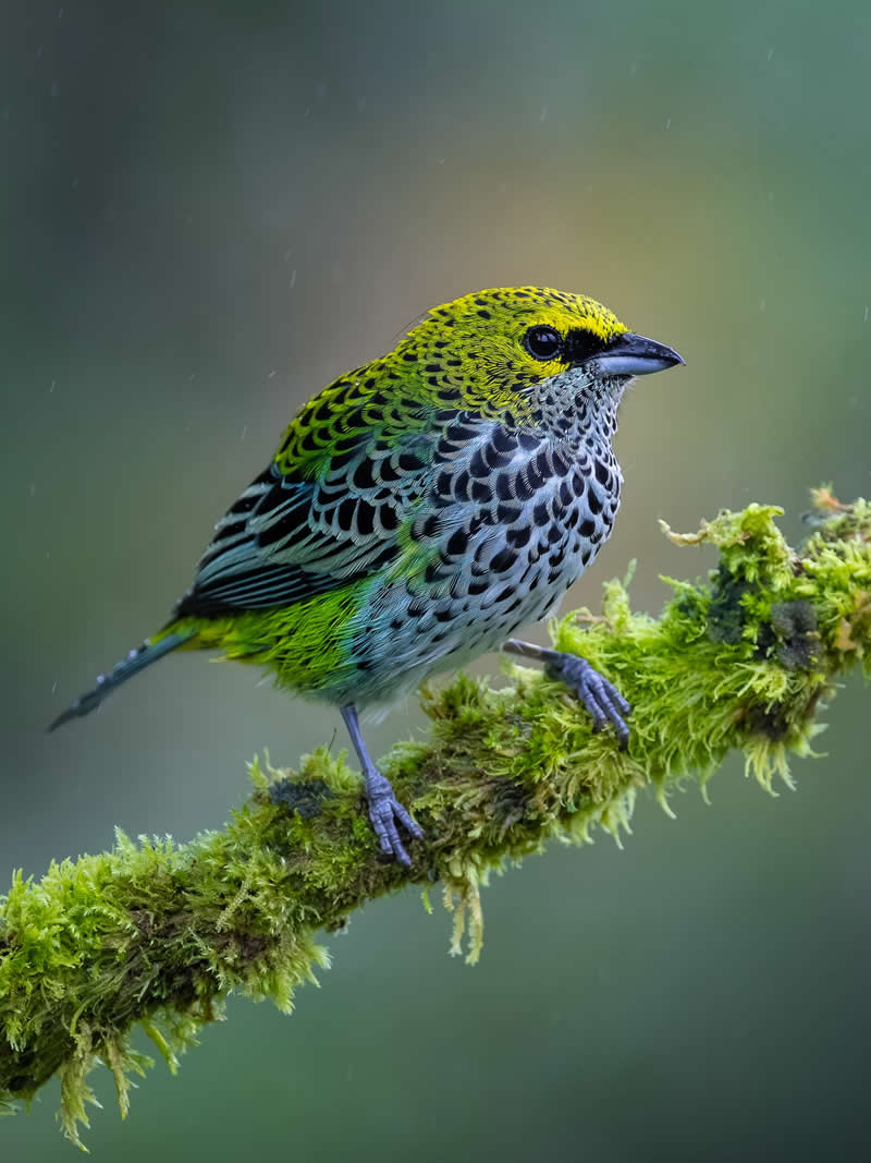 Speckled Tanager - Costa Rica Bird Photography by Javier Chaves Alvarado