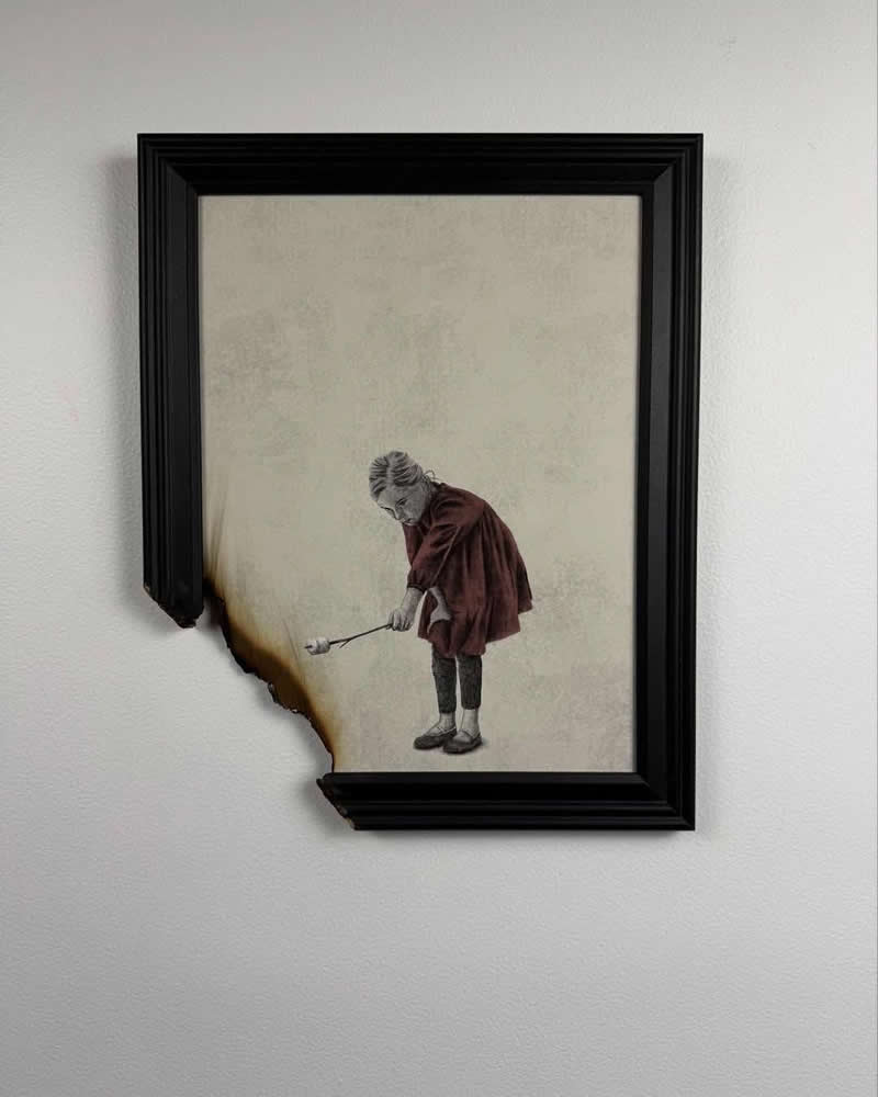 Frame Experiments by Andrew Scott That Break the Rules of Contemporary Art