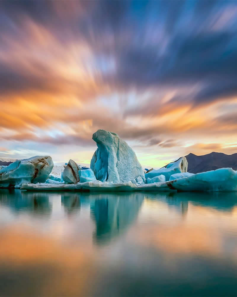 Jökulsárlón Glacier Lagoon, Iceland - Landscape Photography by Timothy Poulton