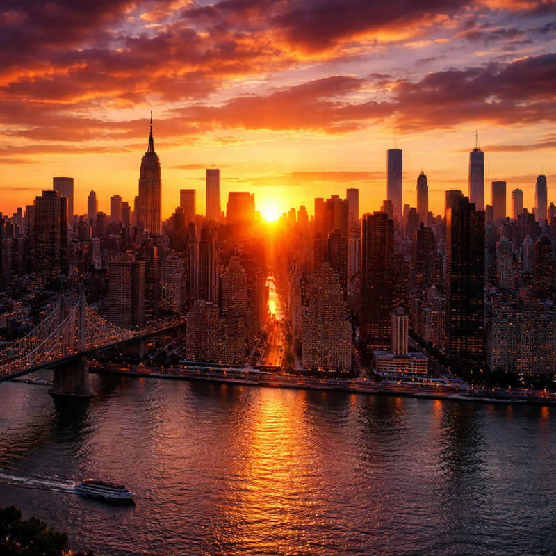 Chasing Manhattanhenge: A Technical Masterclass in Urban Sunset Photography 13 Manhattanhen New York Sunset Photography