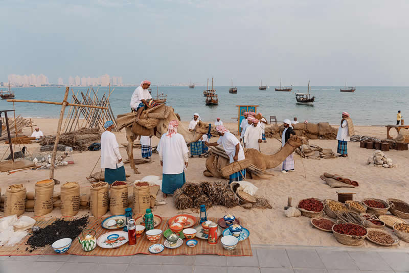 National Awards 1st Place, Qatar: "Harbour Market" by Mohamed Nageeb - 2026 Sony World Photography Awards