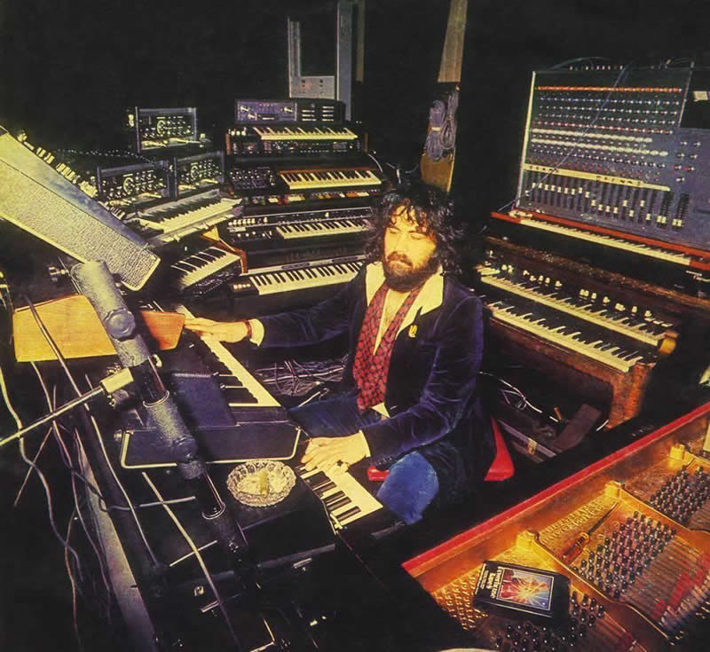 Vangelis composing for Blade Runner, 1981.
