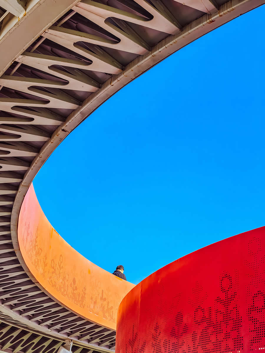 Mobile Photography Awards Street Winners - A Solitary Shadow on the Arc by Gary Lee