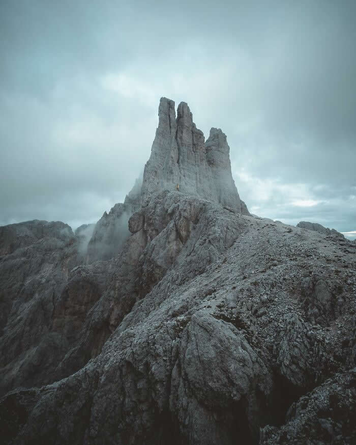 28 Epic Mountain Landscapes by Matteo Bertaggia That Feel Straight Out of a Fairytale 51 Torri del Vajolet (the Vajolet Towers), Dolomites, Italy - Epic Mountain Landscapes by Matteo Bertaggia