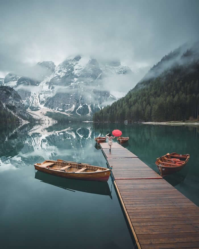28 Epic Mountain Landscapes by Matteo Bertaggia That Feel Straight Out of a Fairytale 40 Lake Prags, Prags Valley, South Tyrol, Italy - Epic Mountain Landscapes by Matteo Bertaggia
