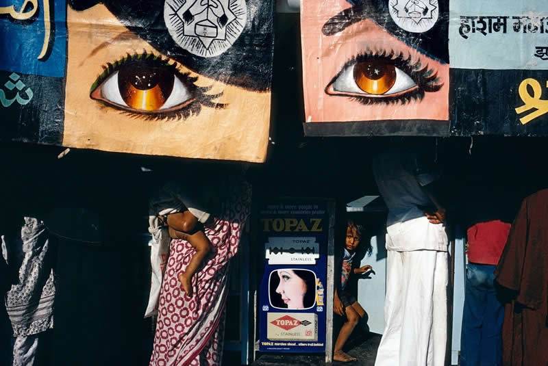 The Suffering of Light A street in Bombay, India by Alex Webb - Iconic Color Photos by Legendary Photographers
