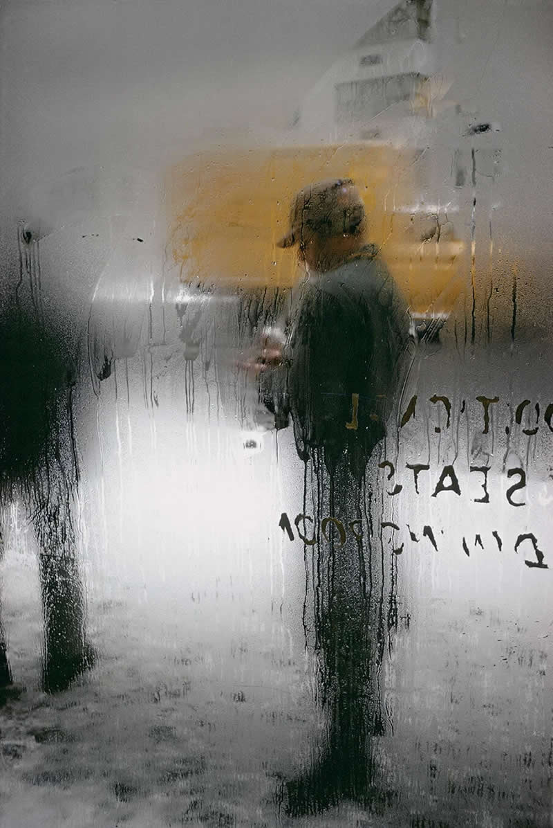 Snow, 1970 by Saul Leiter - Iconic Color Photos by Legendary Photographers