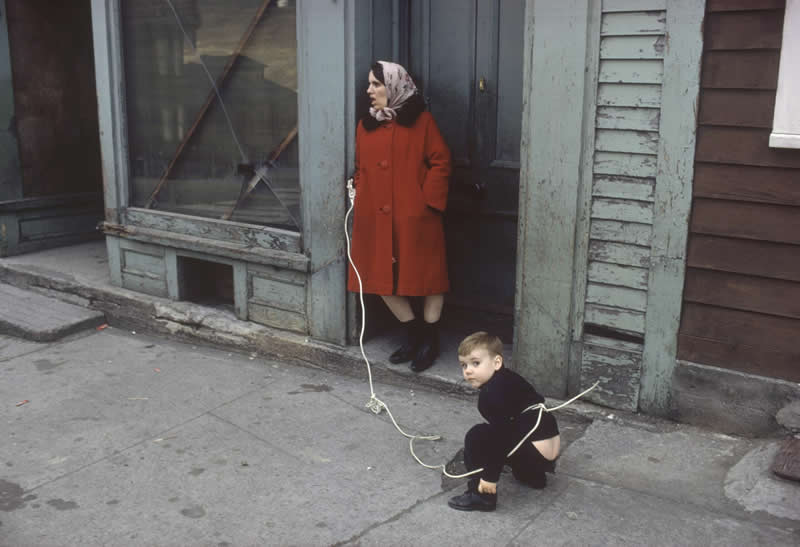 Mom and Son, Halifax, 1969 by Fred Herzog - Iconic Color Photos by Legendary Photographers