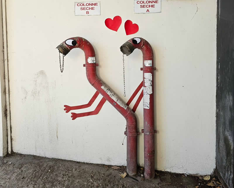 Creative Street Art Moments by OakOak