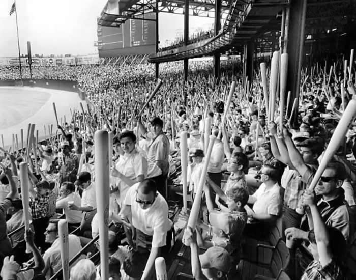 Old New York Revealed: 35 Rare Historical Photos That Capture Forgotten Moments 67 Bat Day Yankee Stadium, 1967.
