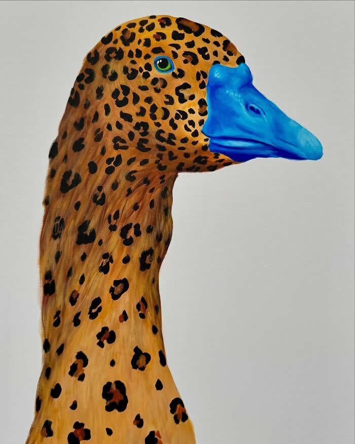 Surreal Goose Paintings by Ivanka Nechyporuk