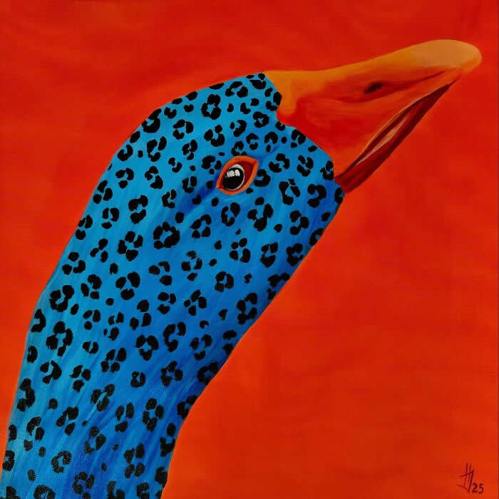 Surreal Goose Paintings by Ivanka Nechyporuk