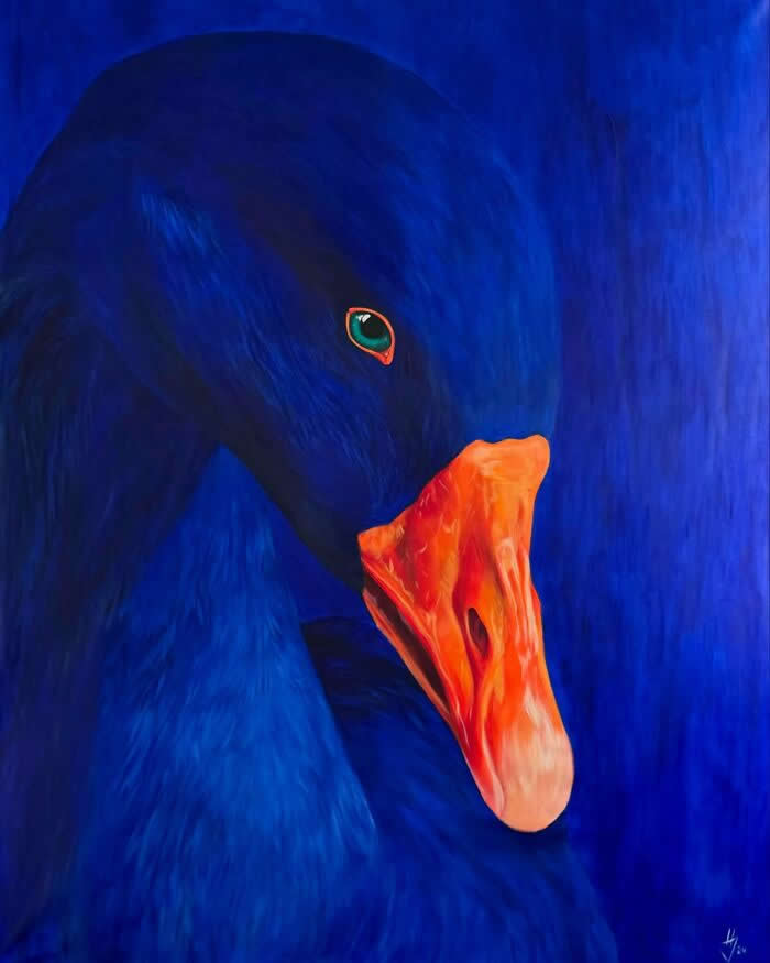 Surreal Goose Paintings by Ivanka Nechyporuk