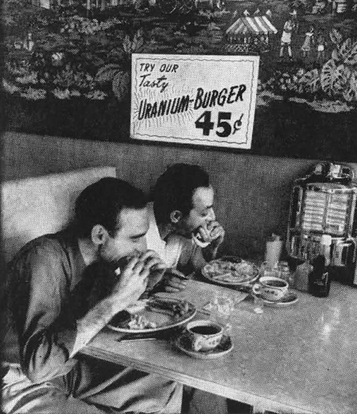 History Uncovered: 40 Powerful Photos That Change How We See the Past 80 Uranium Burger (Salt Lake City, Utah in 1954).