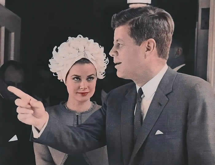 History Uncovered: 40 Powerful Photos That Change How We See the Past 50 Princess Grace of Monaco visiting JFK at the White House, 1961.
