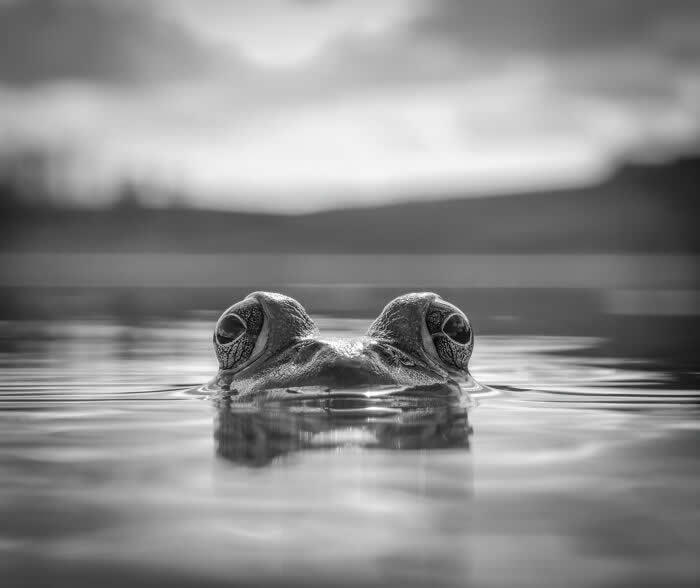 Steven Scott Grogin’s Wildlife Photos Are So Detailed You’ll Forget They Were Taken on a Phone 57 Monochrome Stare - Wildlife Photos Captured with Phone by Steven Scott Grogin