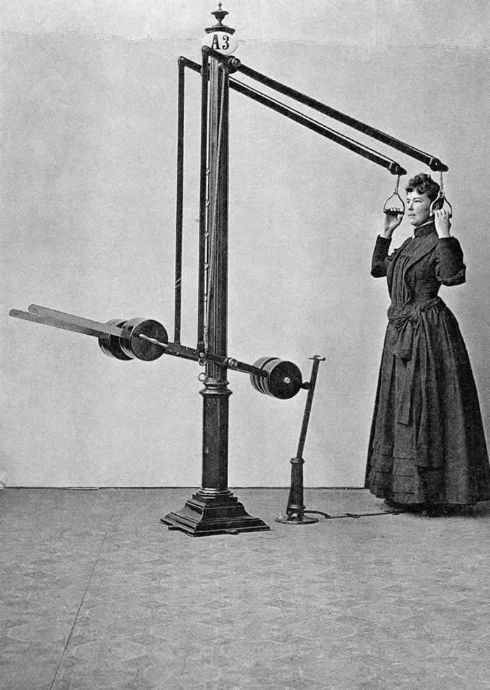 The Past Unfiltered: 36 Rare Historical Photos That Reveal the Human Side of History 40 An early gym machine